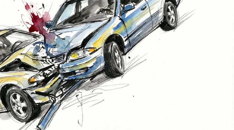 Washington and Fulton: a body on the pavement, a driver gone