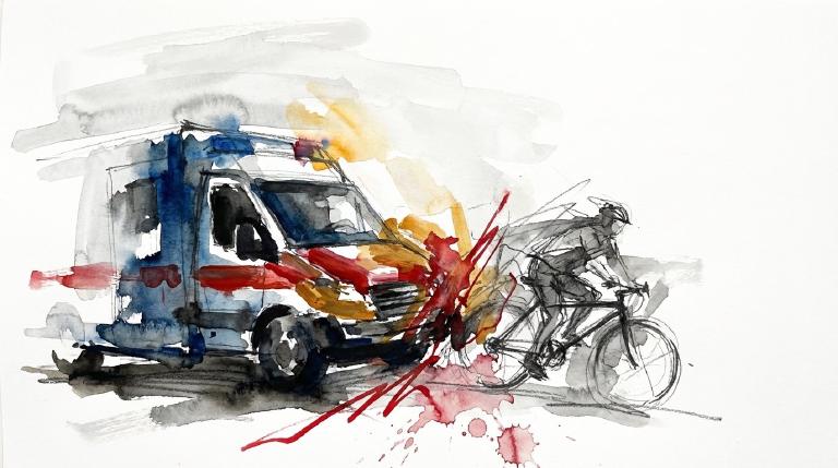 York Avenue, 5 AM. Another body in the road.