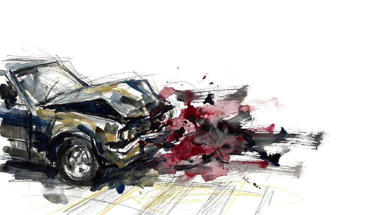 A woman dies on Macombs Road. The driver runs.