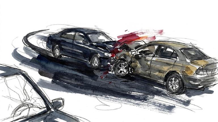 Night on Metropolitan: a bike, an SUV, and the cost of waiting
