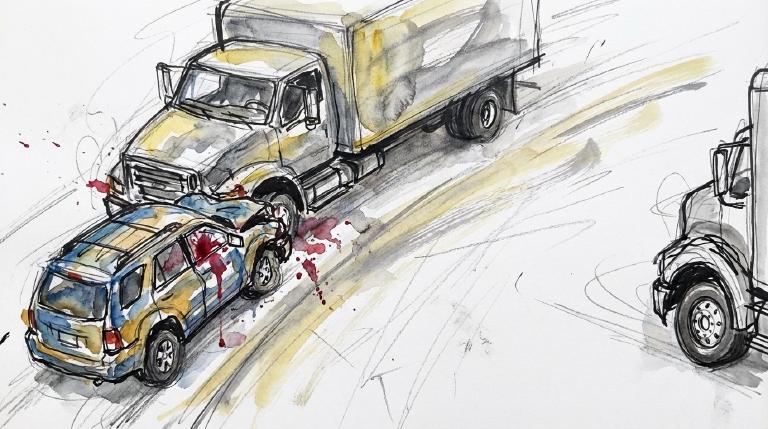 Afternoon death by the tennis center, and a clock that will not stop