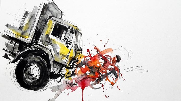 Hylan at Sharrott: another body, same road