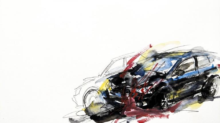 Evening turn at 84th and 35th