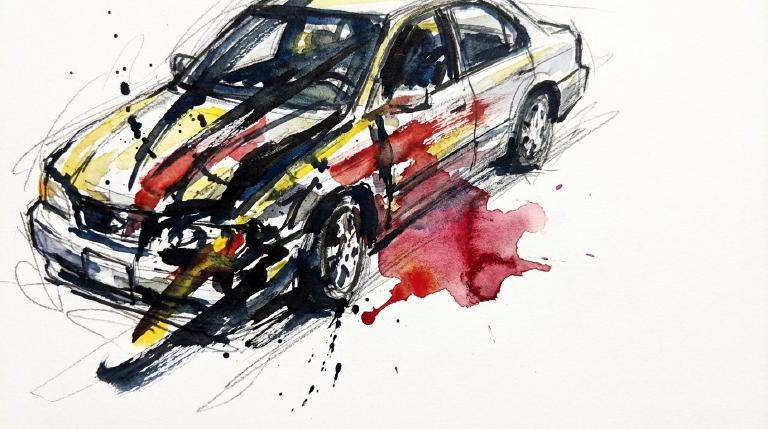 84th and 35th: a turn, a man down