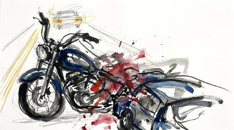 Cambria Heights: a bike, a sedan, a death. The pattern does not stop.